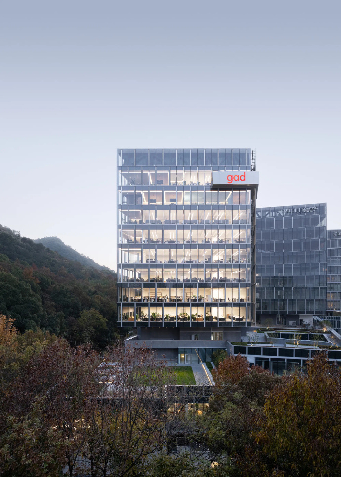 杭州GAD总部 壹柏科技大厦，浙江首个核心筒悬挂结构的现代写字楼